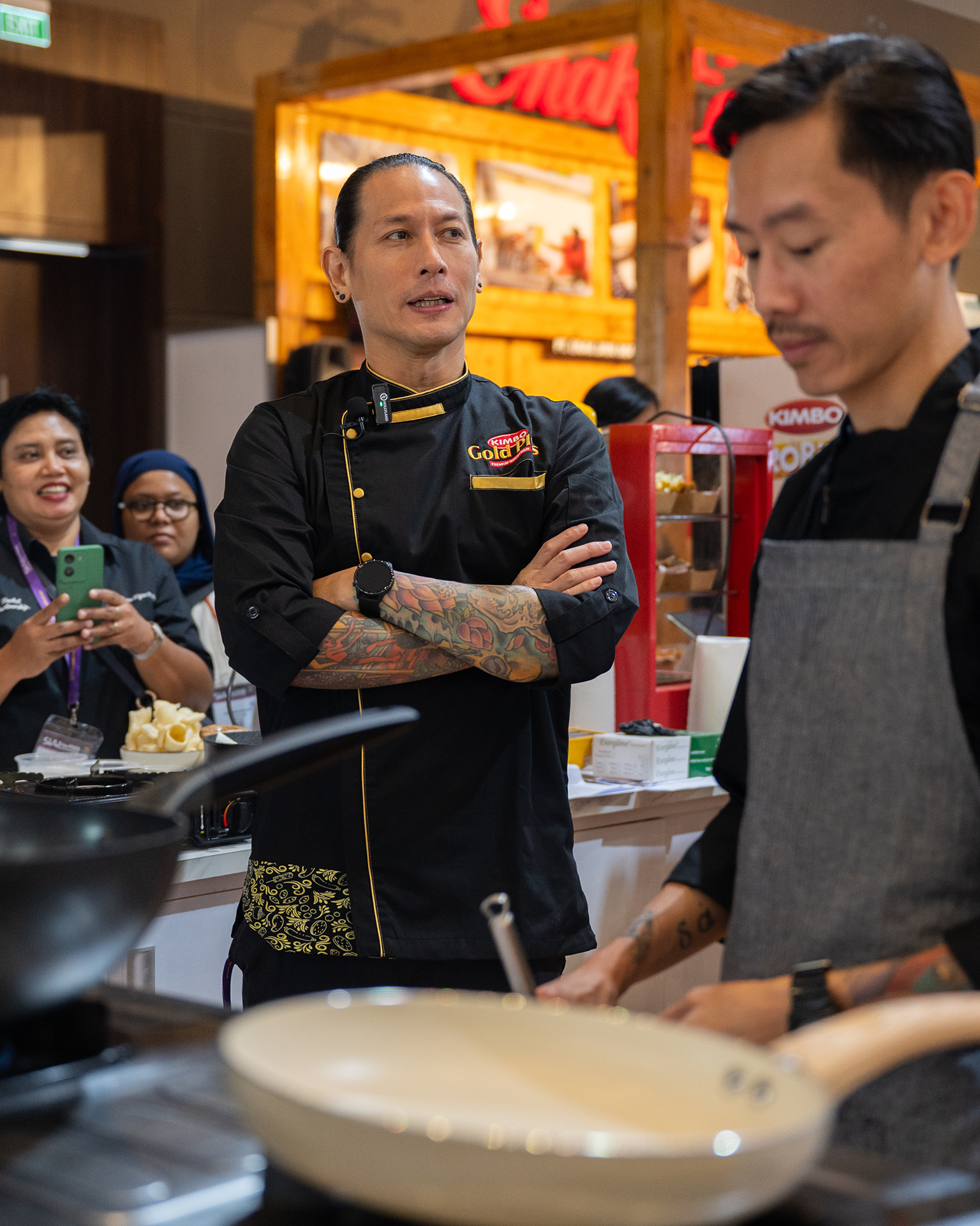 Chef Juna pada acara SIAL InterFOOD